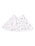 aden + anais baby burpy bib pink essentials country floral 57cm, imported from the UK