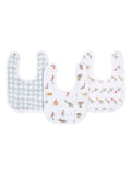 Aden + Anais elephant circus baby bibs 3 pack - British product