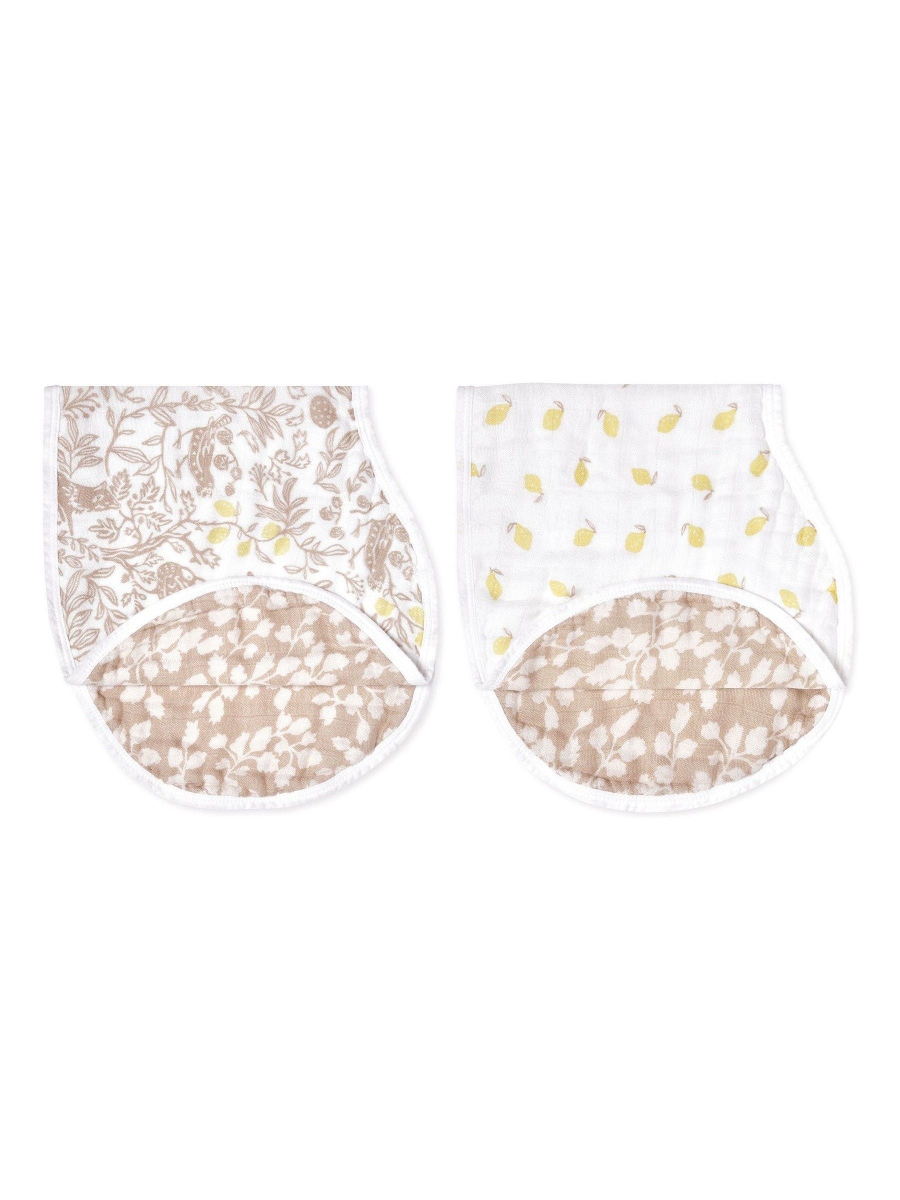 aden+anais Burpy Bibs 2 Pack Woodland print (British brand)