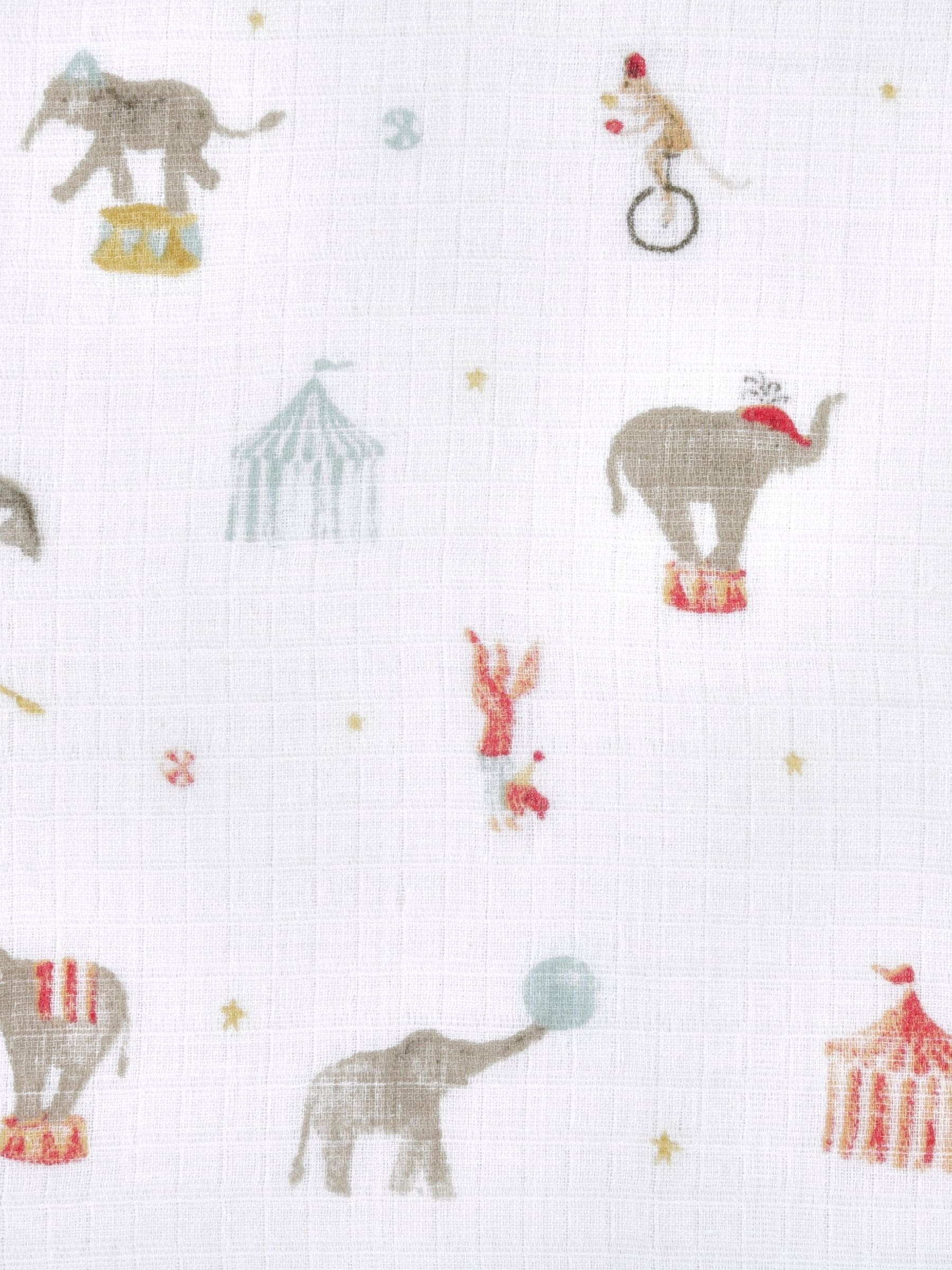 aden + anais muslin blankets Elephant Circus 4 pack, UK version