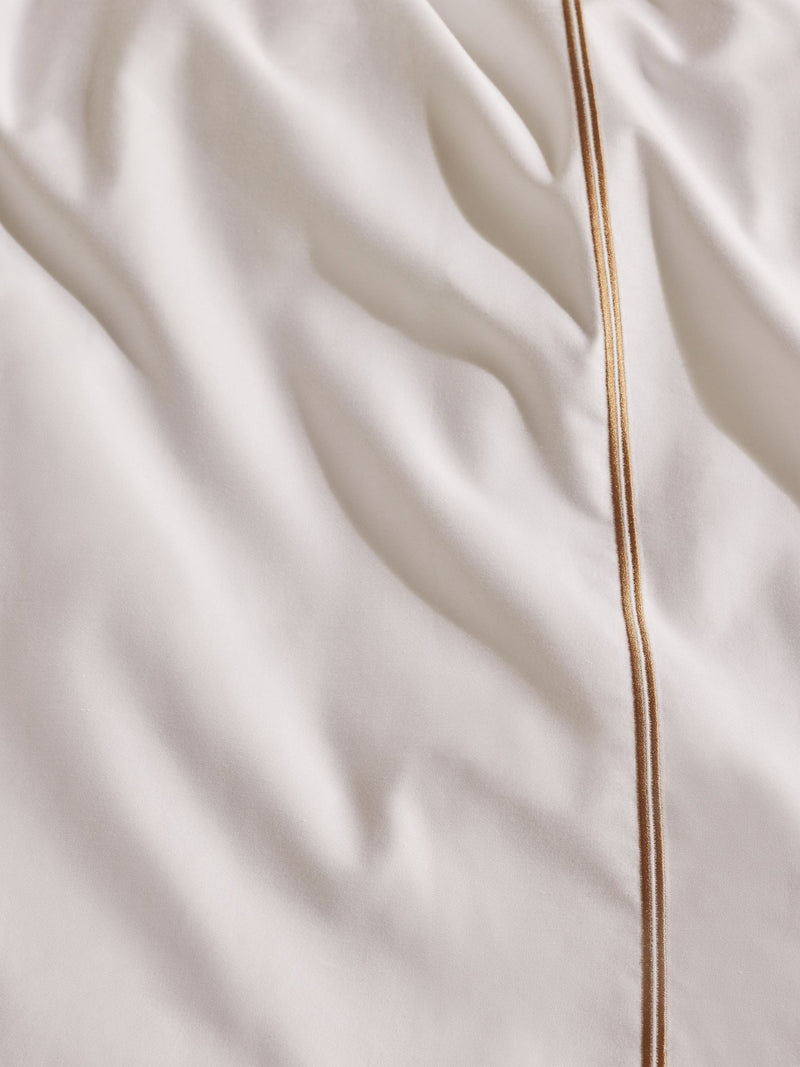 N. Premium Ivory Toffee duvet set, imported from the UK
