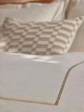 N. Premium Ivory Toffee duvet set, imported from the UK