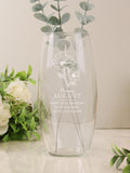 PMC Personalised August Birth Flower Bullet Vase, imported from the UK