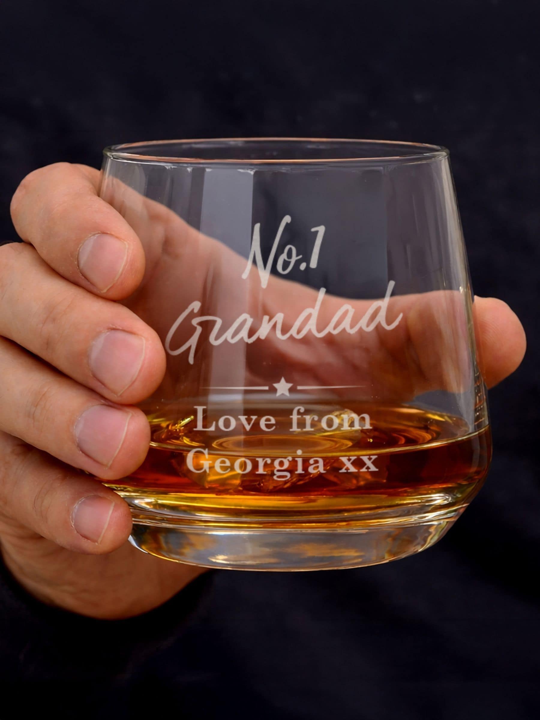 PMC personalised cooling stones and glass set - British product