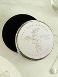 PMC May birth flower round trinket box, imported from the UK