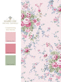 Shabby Chic Pink/Blue Garden Floral wallpaper 10M - British product