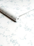 Shabby Chic Duck Egg Butterflies wallpaper 10m roll, imported from the UK