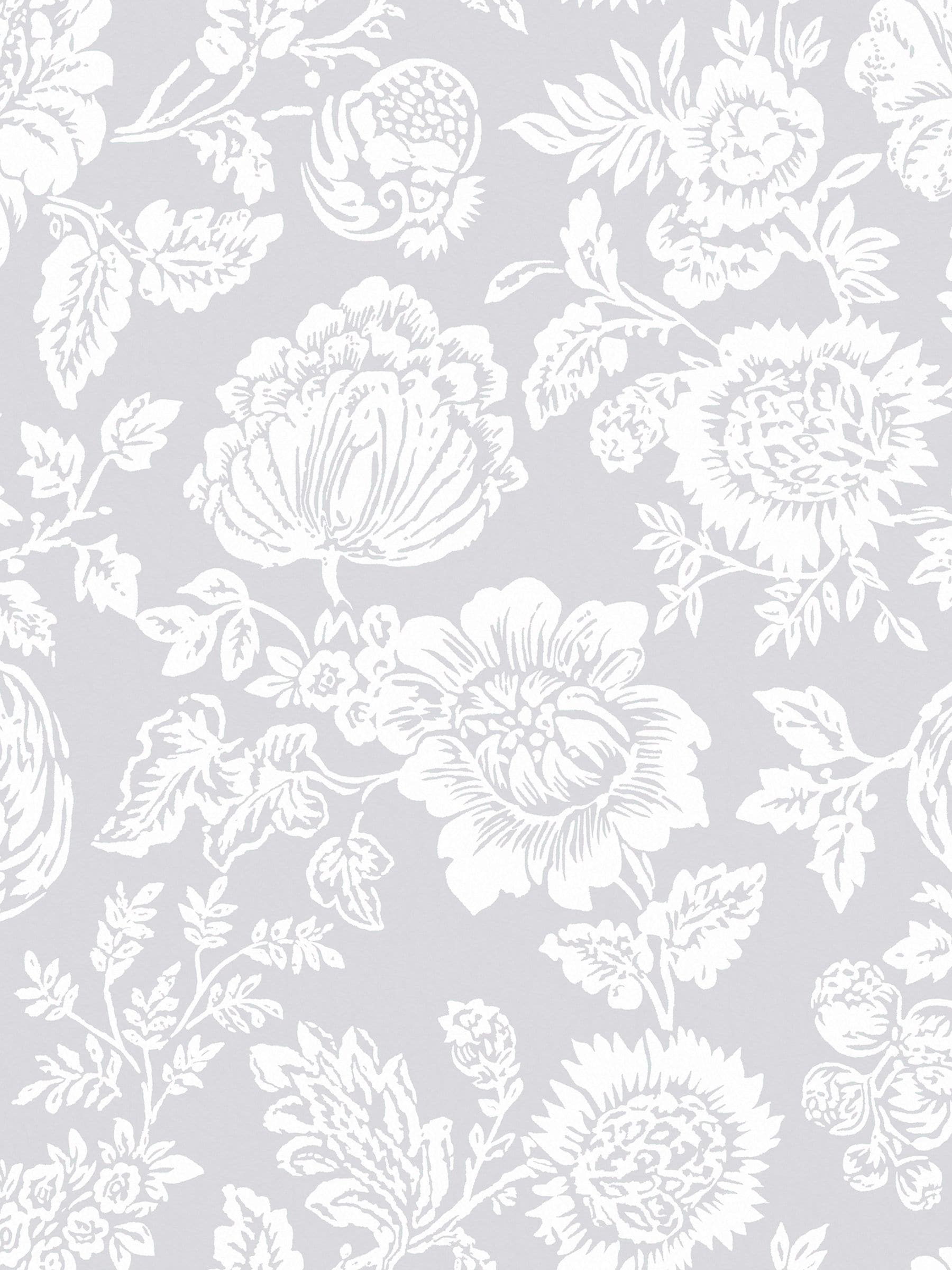 Shabby Chic grey stipple wallpaper 10m roll, UK version