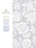 Shabby Chic grey stipple wallpaper 10m roll, UK version