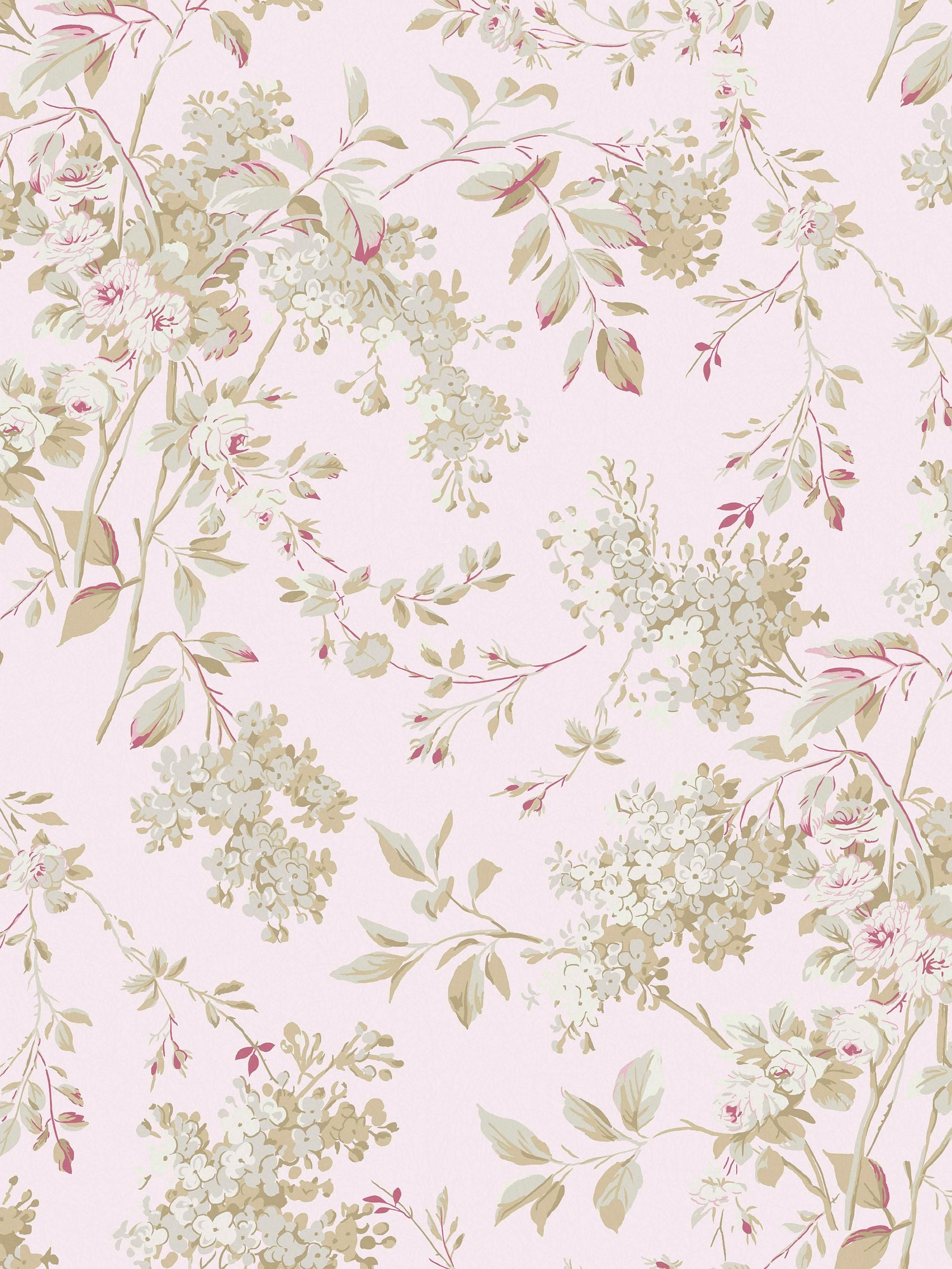 Shabby Chic Rachel Ashwell Pink Chelsea wallpaper 10M - British product