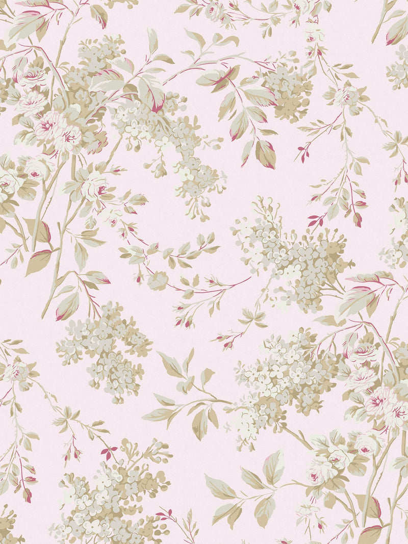 Shabby Chic Rachel Ashwell Pink Chelsea wallpaper 10M - British product