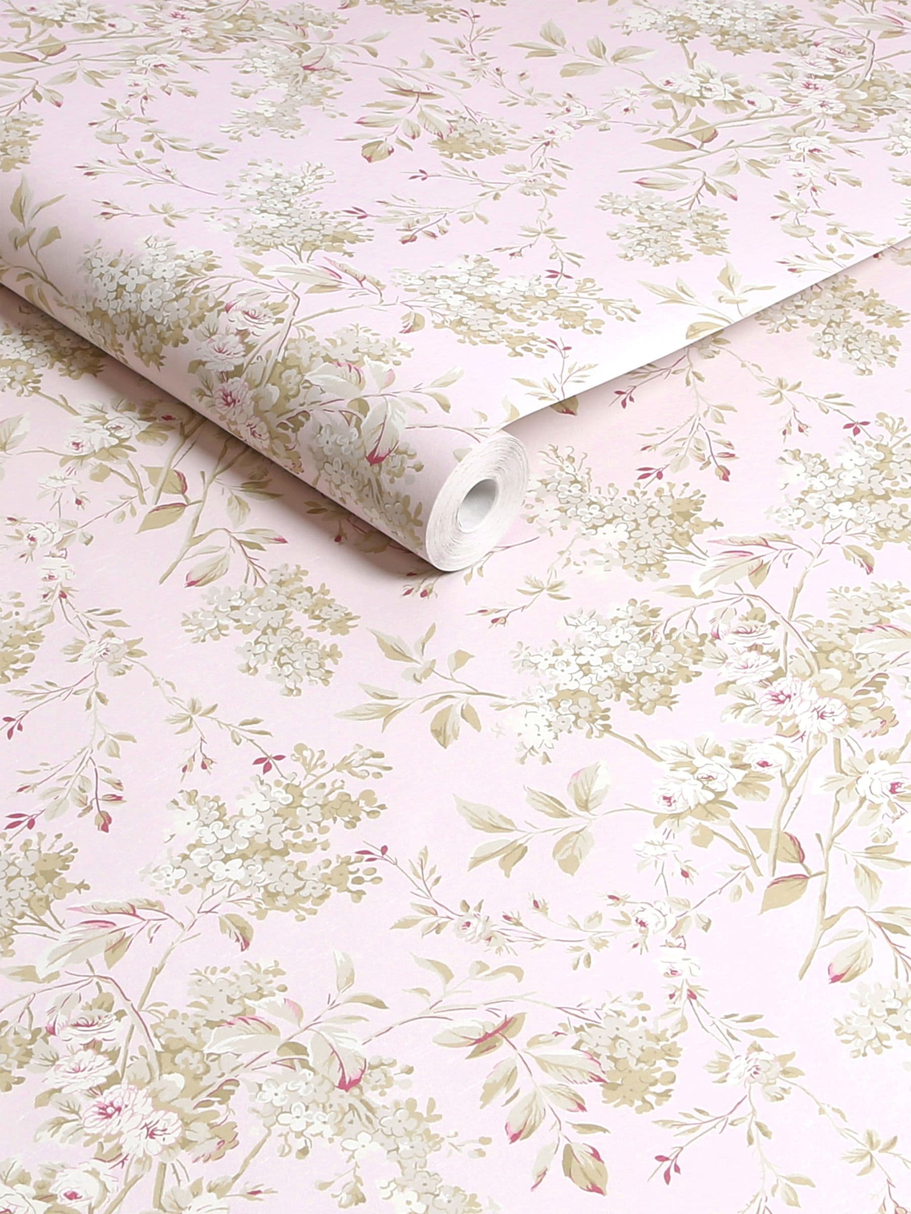 Shabby Chic Rachel Ashwell Pink Chelsea wallpaper 10M - British product