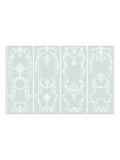 Shabby Chic Blue Panel Francaise mural 4M, UK version