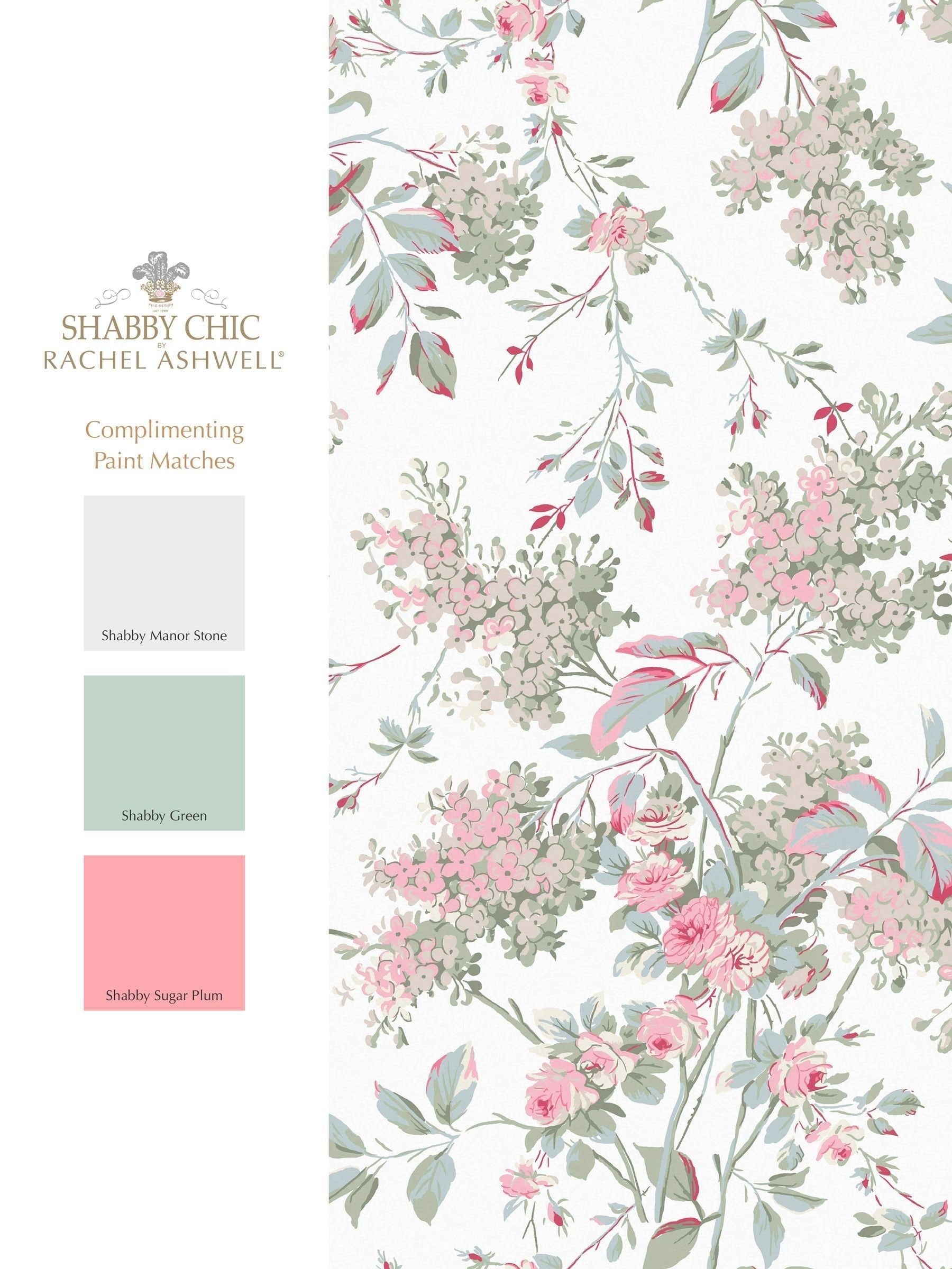 Shabby Chic by Rachel Ashwell® Fresh White Chelsea 10M Wallpaper