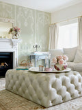 Shabby Chic Blue Panel Francaise Wallpaper Mural 4M