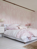 Shabby Chic Blue Panel Francaise Wallpaper Mural 4M