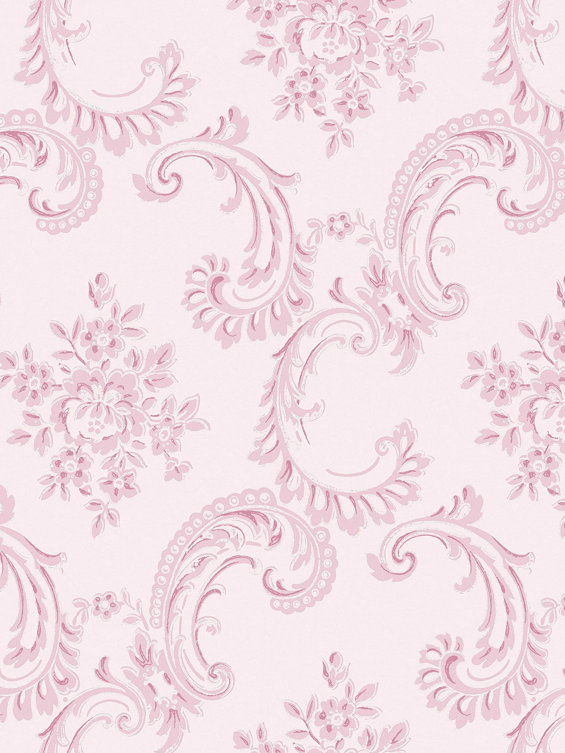 Shabby Chic Boudoir Beauty wallpaper pink 10M roll, imported from the UK