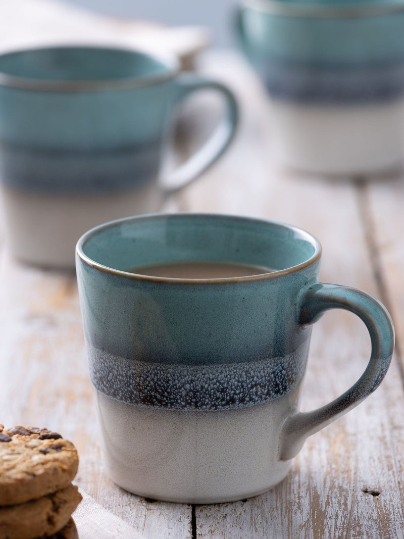 Mason Cash Blue set of 4 mugs 400ml, imported from the UK
