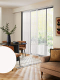 Fiskar white vertical blinds made to measure (British brand)