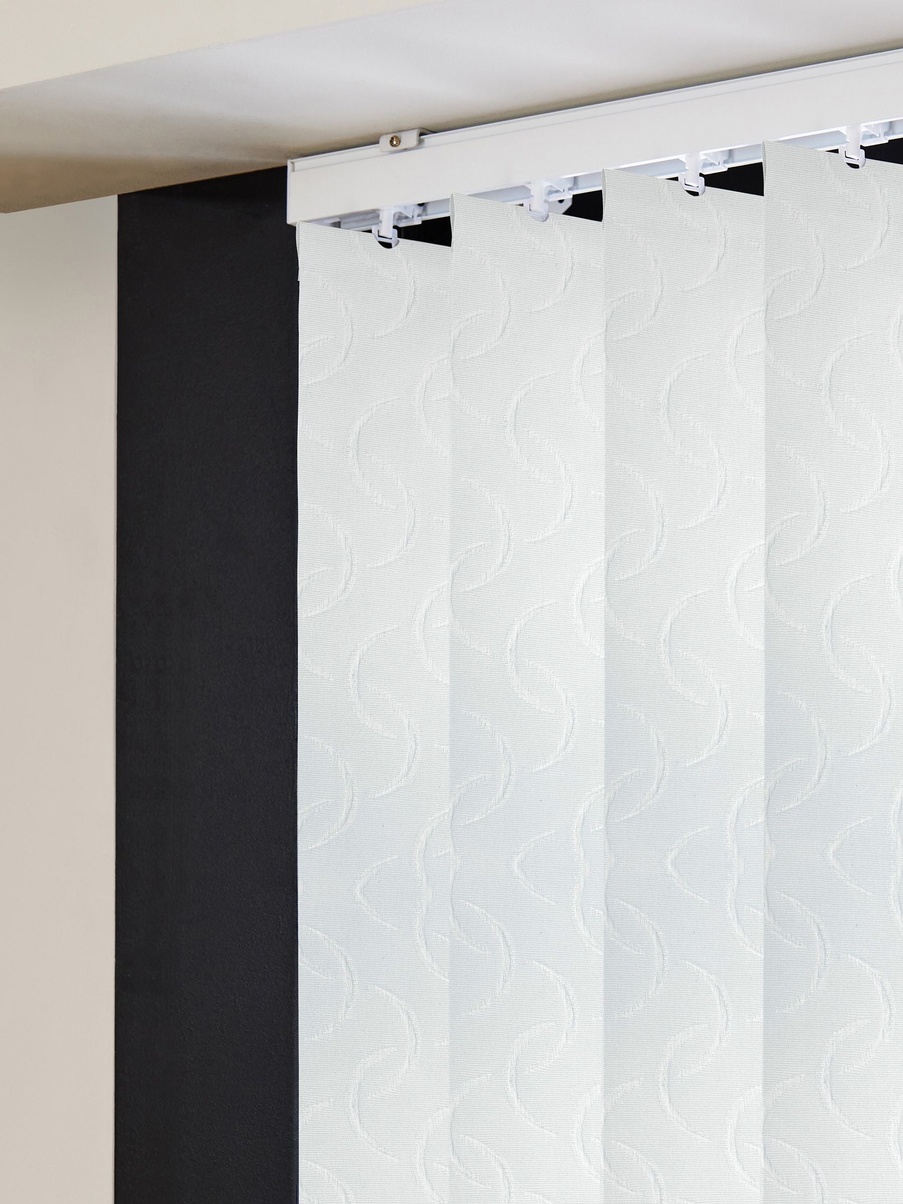 Aver white vertical blinds made to measure, UK version