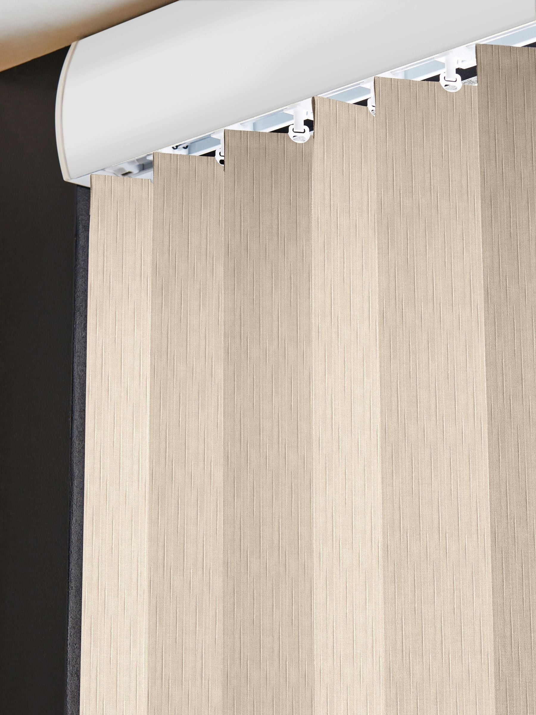 Rak made to measure cream vertical blinds - British product