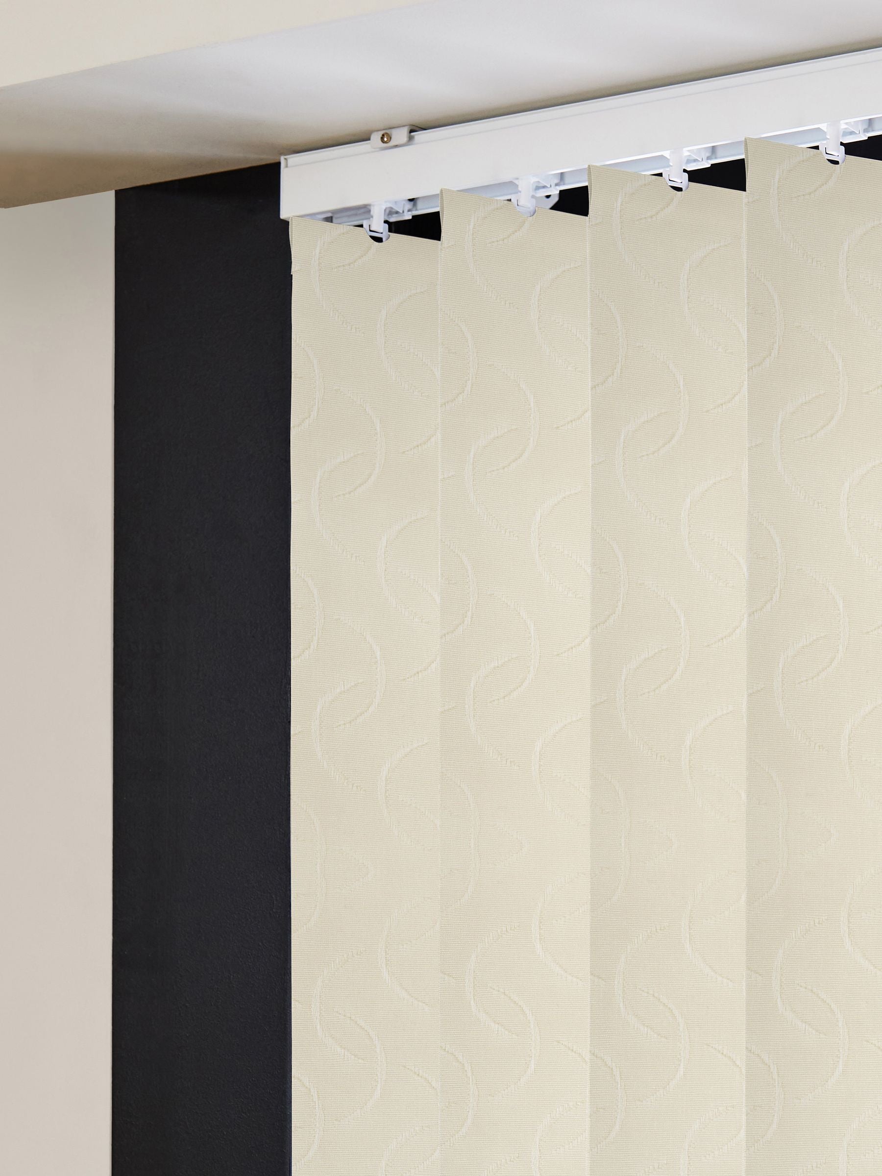 Aver cream vertical blinds made to measure, imported from the UK