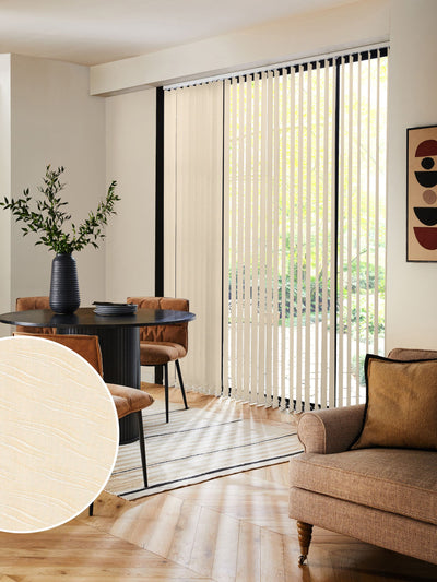 Next Vodnar Cream Made to Measure Vertical Blinds- Buy online at McGrocer