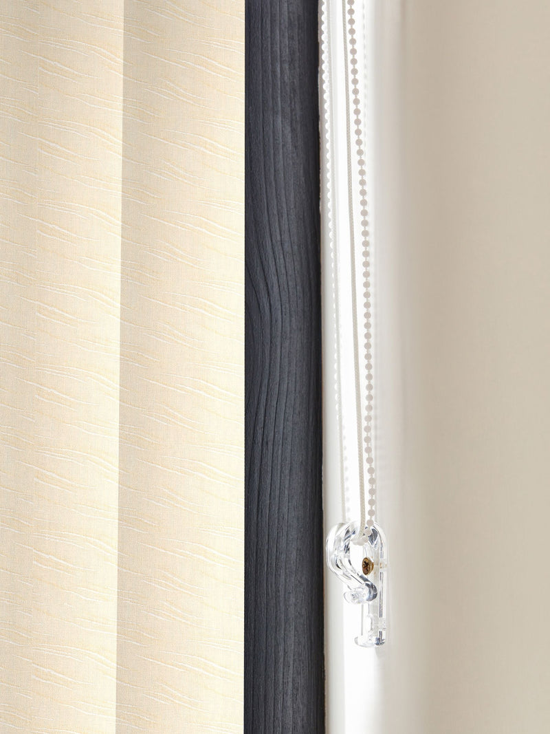 Vodnar cream vertical blinds made to measure - British product