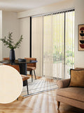 Vodnar cream vertical blinds made to measure - British product