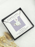 PMC February birth flower necklace 19.5 inches, imported from the UK