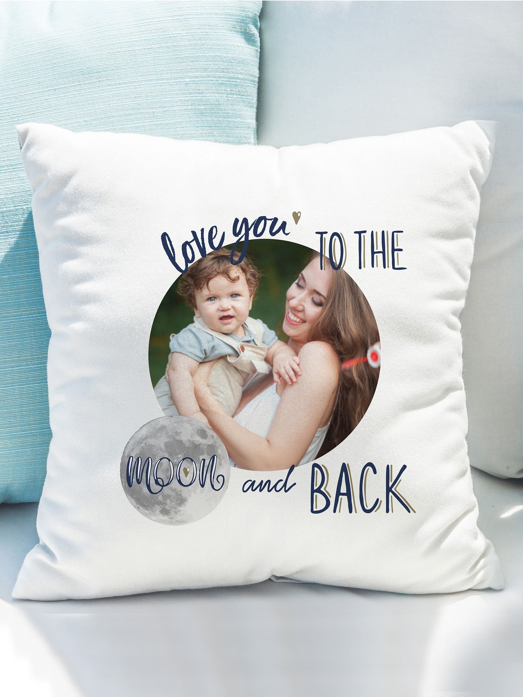 PMC personalised photo cushion 200x200mm - British product