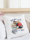 PMC personalised photo cushion 200x200mm - British product