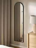 Arch full length wall mirror with gold metal frame 171cm x 75.5cm - British product