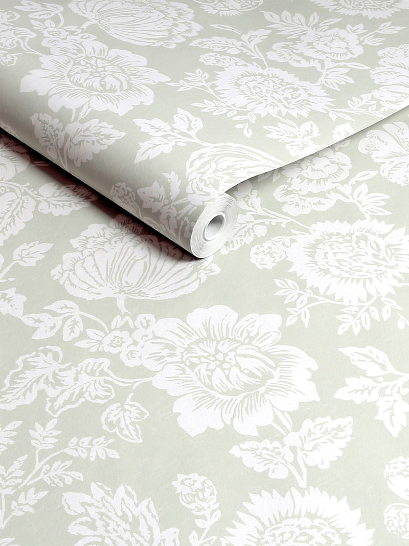 Shabby Chic grey stipple wallpaper sample A4, UK version