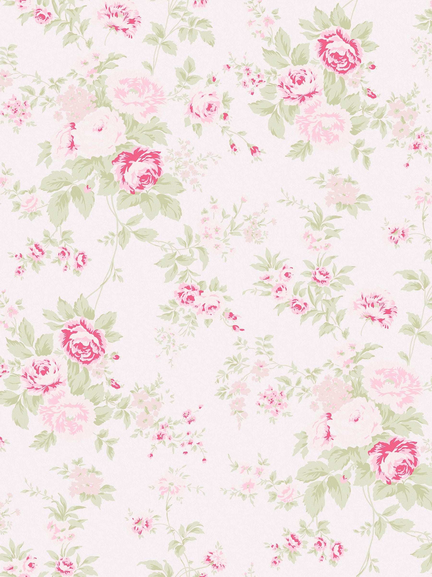 Shabby Chic Wildflower wallpaper sample A4, imported from the UK