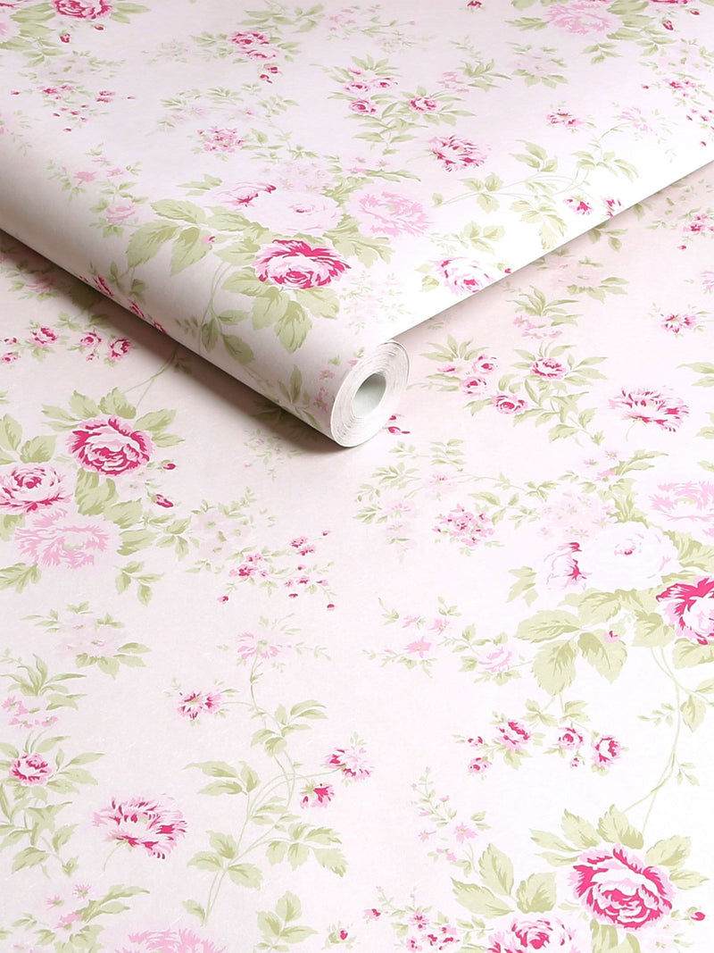 Shabby Chic Wildflower wallpaper sample A4, imported from the UK