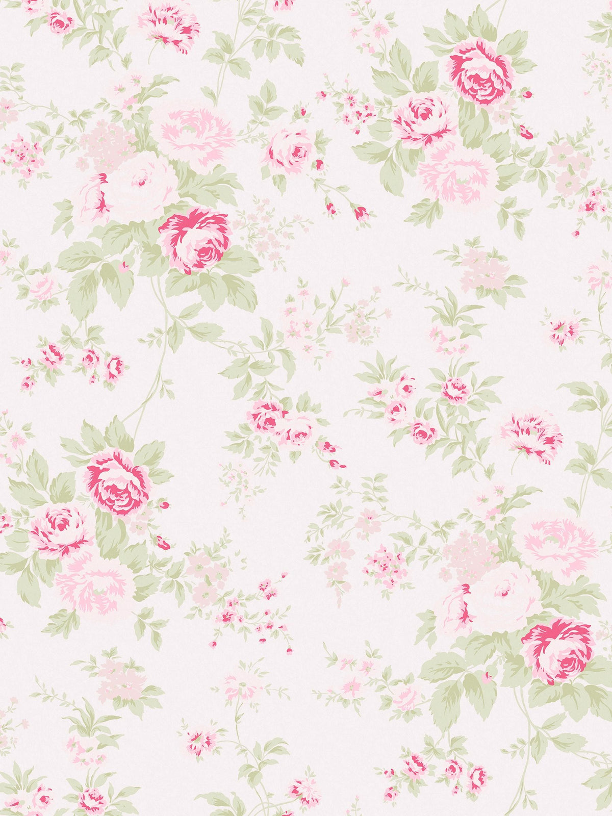 Shabby Chic Wildflower wallpaper sample A4, imported from the UK