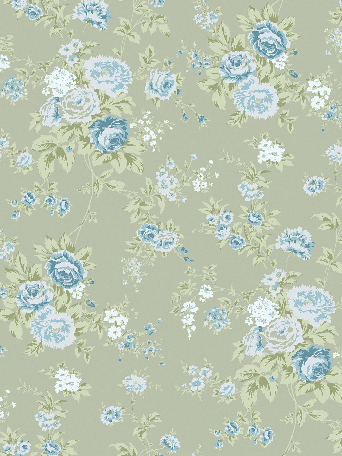 Shabby Chic Wildflower wallpaper sample A4, imported from the UK