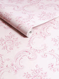 Shabby Chic Pink Boudoir Beauty wallpaper sample A4, UK version
