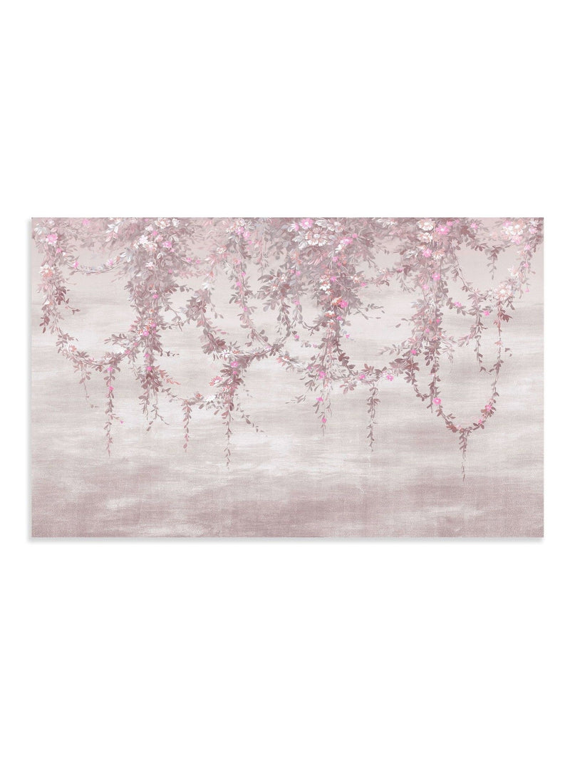 Shabby Chic Pink Hanging Garden A4 mural sample (British brand)