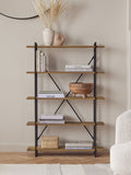 Bronx Dark 5 Tier Wall Shelves