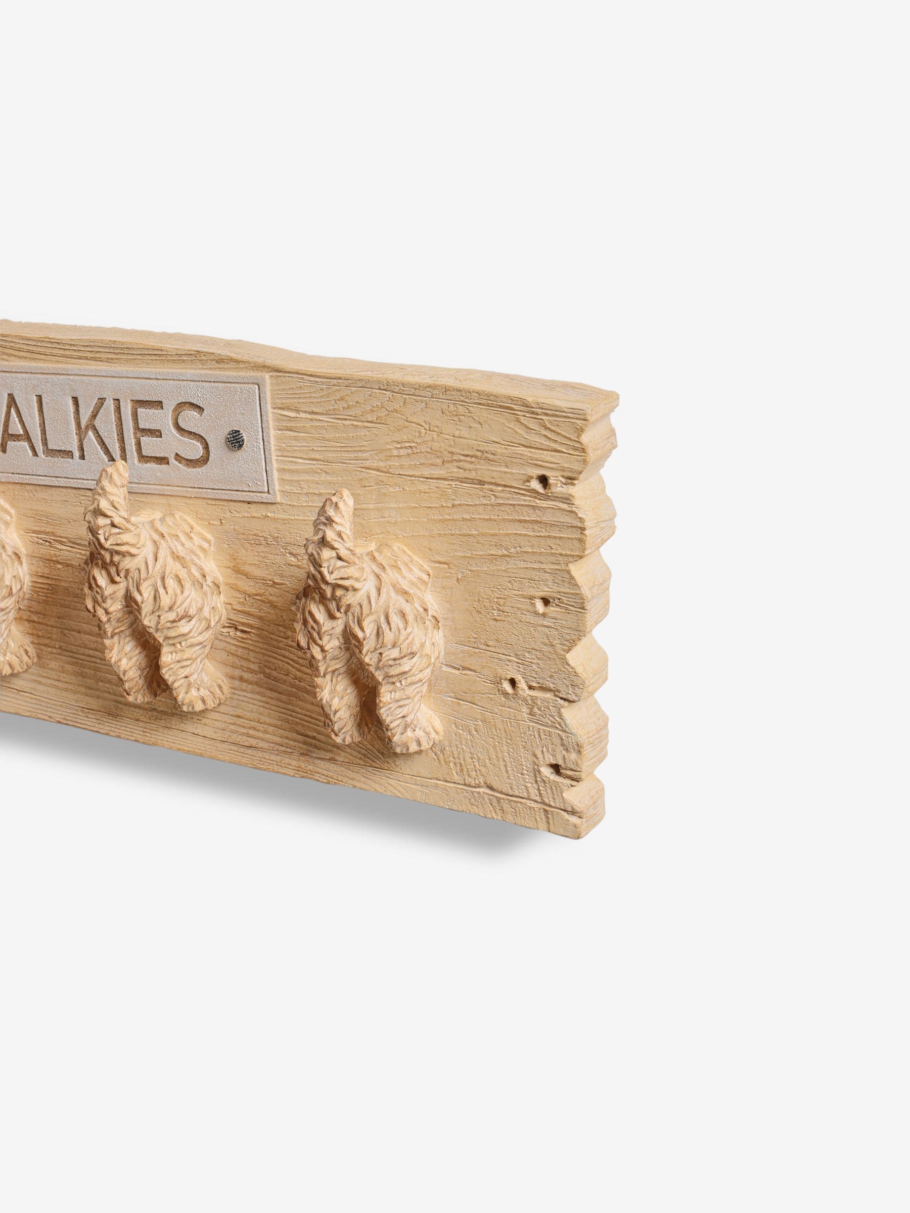 Natural Charlie Cockapoo wall hooks (British brand)