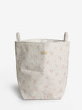 Shabby Chic Rosabelle laundry bag in white and pink - British product