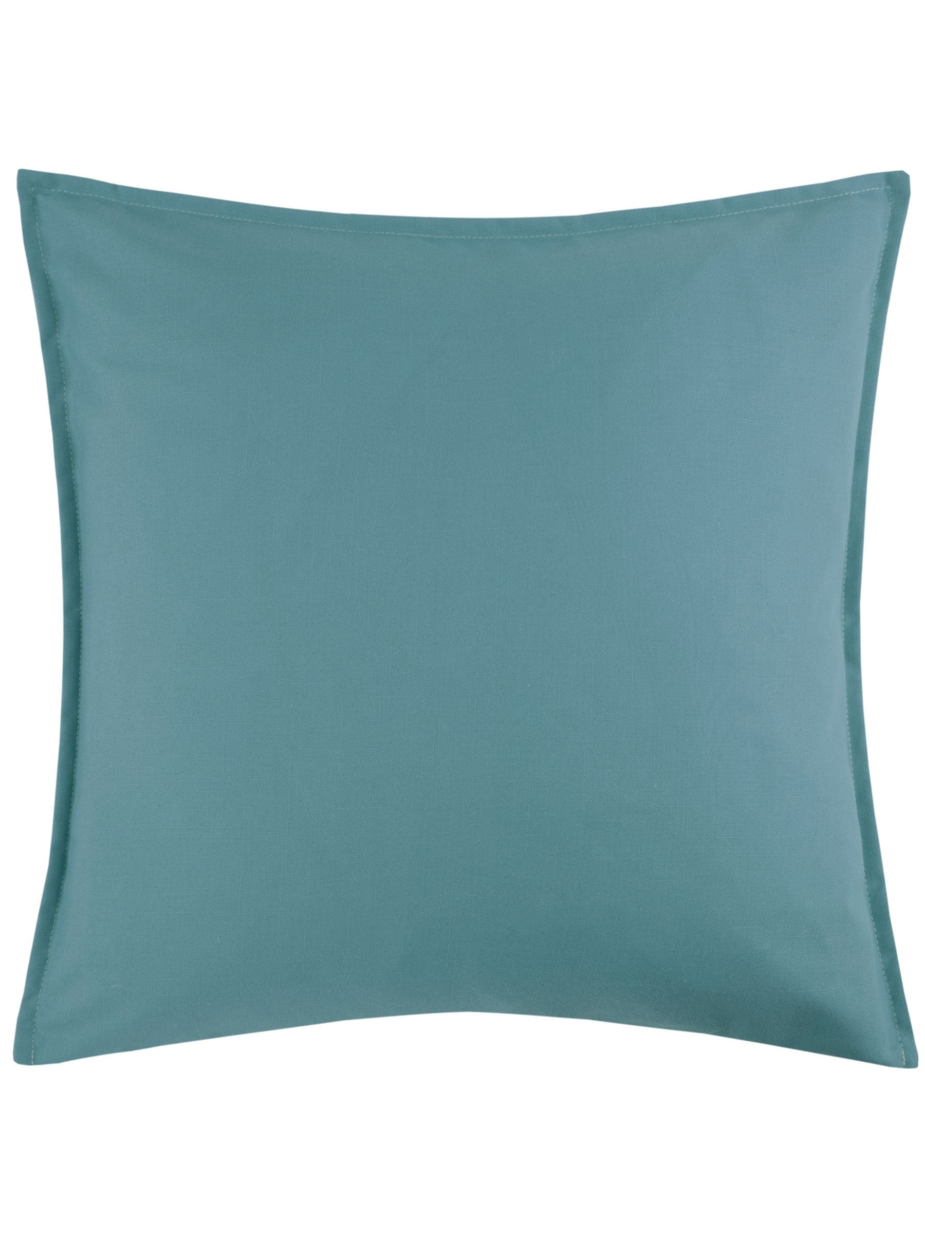 Voyage Maison teal square outdoor cushion - British product