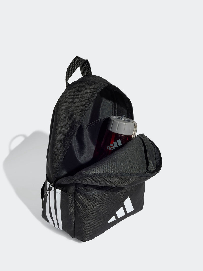 adidas Black 3 Bar Kids Backpack 11.5L, UK version