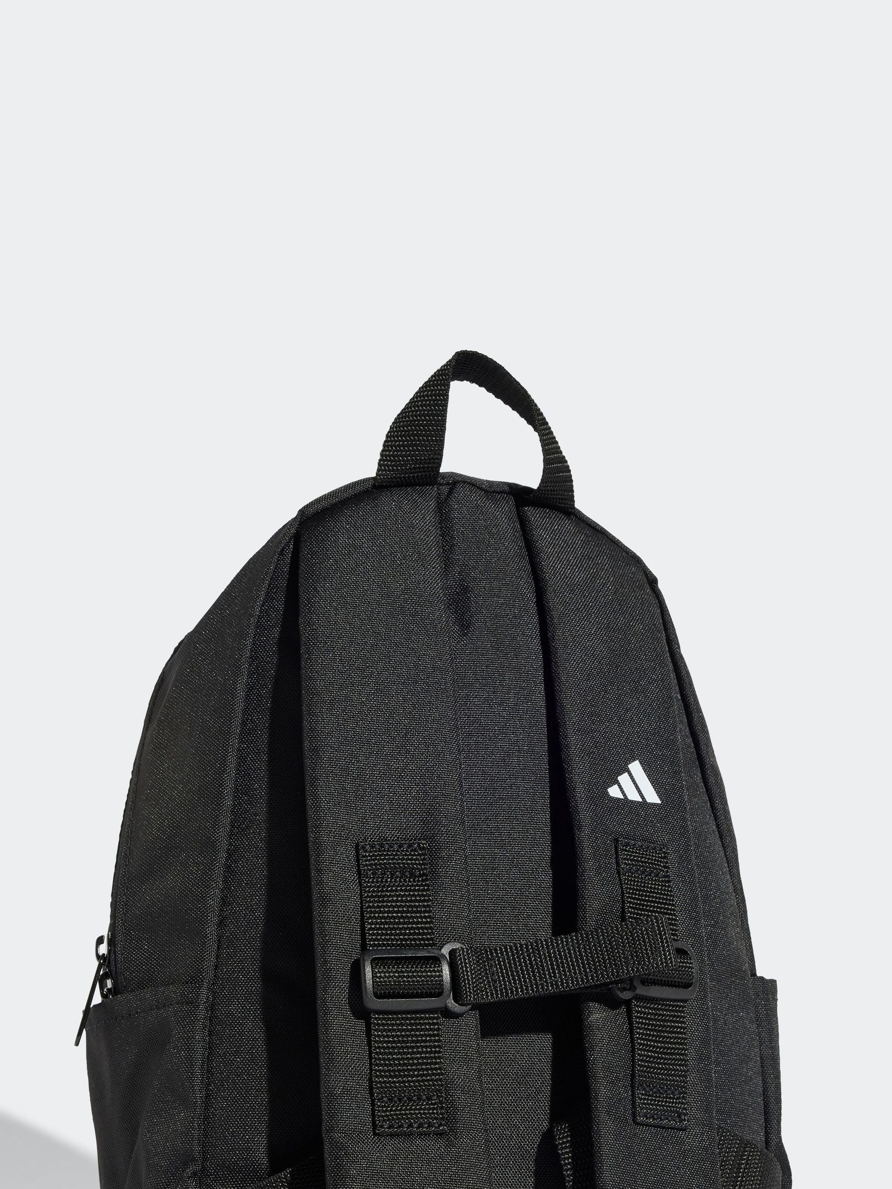 adidas Black 3 Bar Kids Backpack 11.5L, UK version