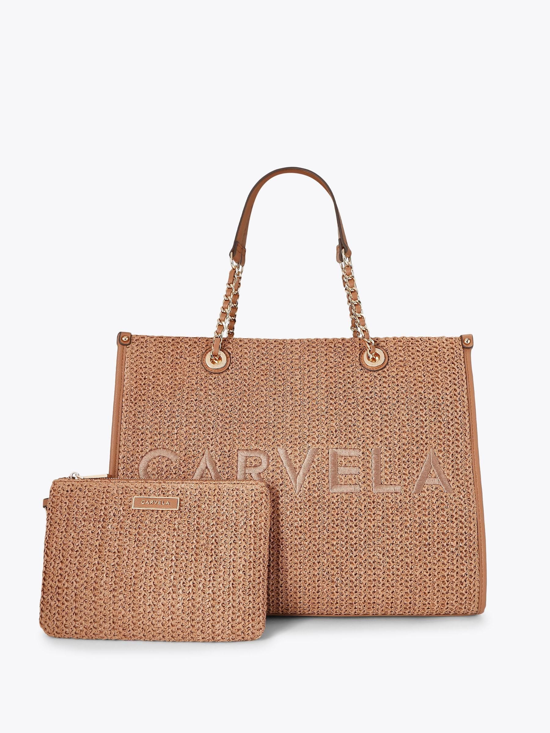 Carvela Sorrento Raffia woven tote bag (British brand)