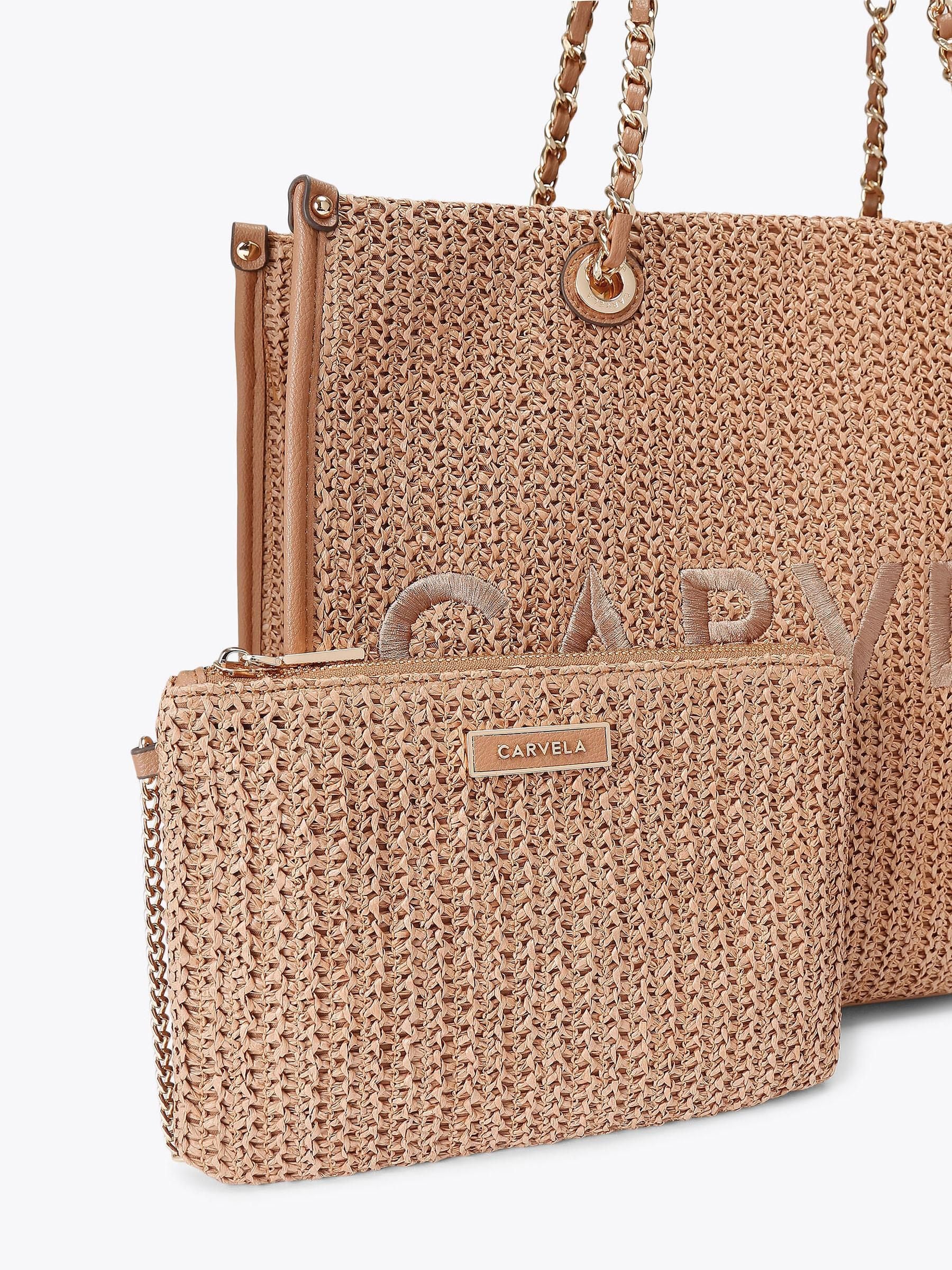 Carvela Sorrento Raffia woven tote bag (British brand)