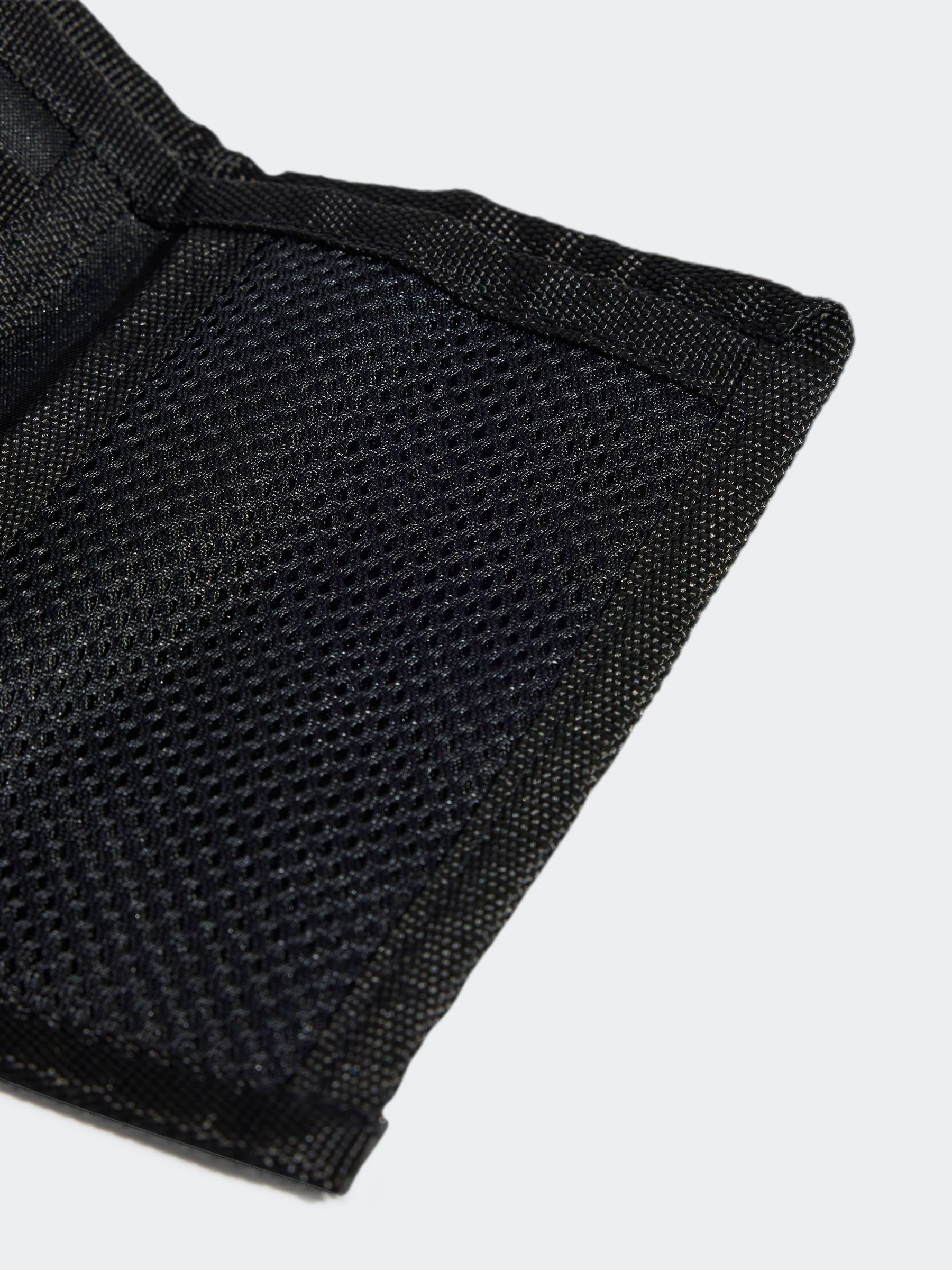 Adidas black linear bifold wallet with card slots (British brand)