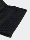 Adidas black linear bifold wallet with card slots (British brand)
